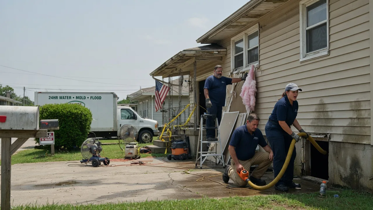 Water Damage Repair in Higgins, TX near me